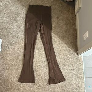LULULEMON BROWN ALIGN FLARE PANTS